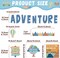 Let the Adventure Begin Bulletin Board Set - Travel Themed Motivational Classroom Decor - World Map & Globe Cutouts for Teachers, Back to School Adventure Wall Decor & Library Displays